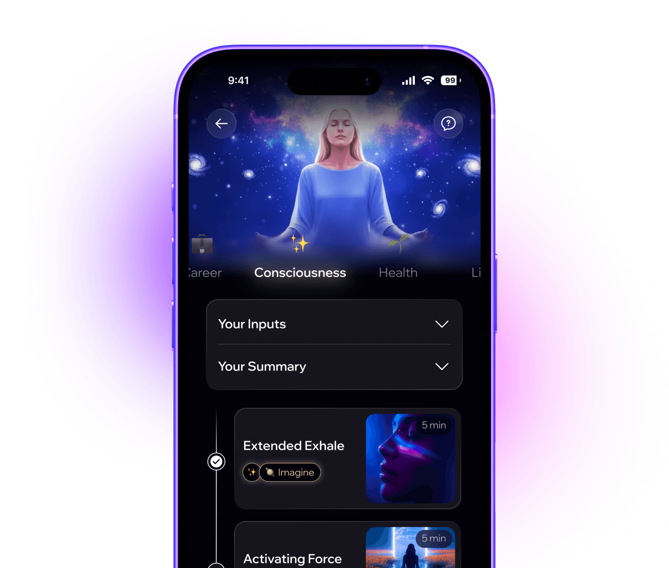 Superconscious consciousness screen