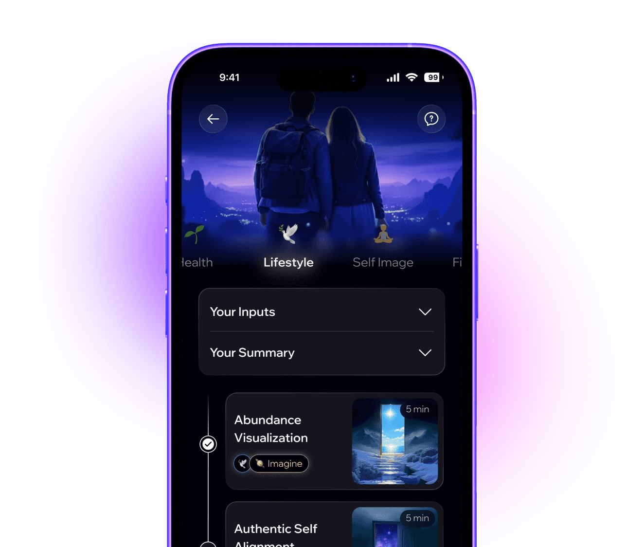 Superconscious lifestyle screen