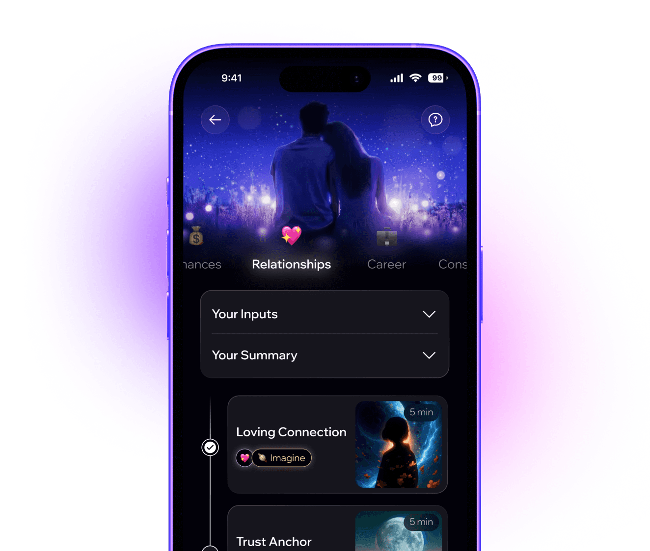 Superconscious relationships screen