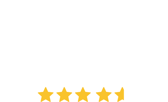 Apple App Store Rating: four and a half stars